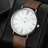 Stilvolles Herren Armband - Henry in Braun/Weiß