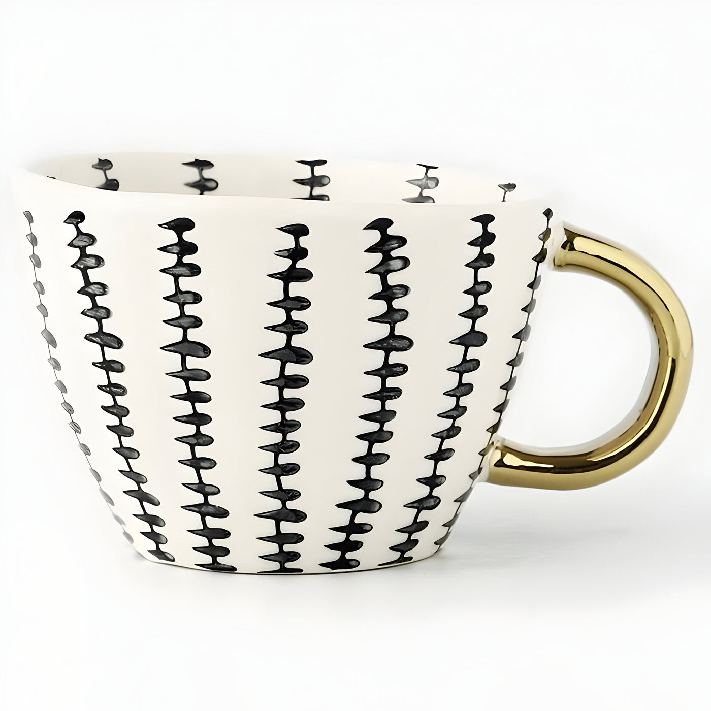 GeoSip Cup - Unregelmäßige Geometrische Keramik-Kaffeetasse