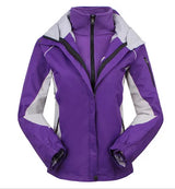 Emma | Damen Outdoor Wasserdichte Windbreaker Jacke in Lila