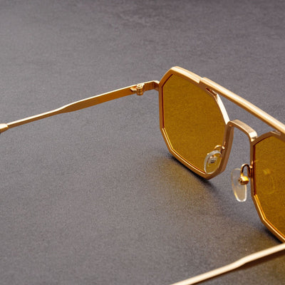 Stilvolle Geometrische Sonnenbrille für Herren | Klassisches Design