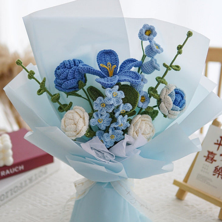 Häkelblumenstrauß Dekor