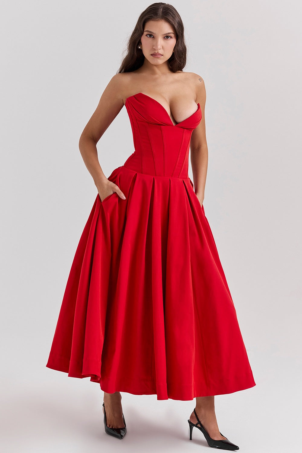 Hanne | Elegantes Midi-Kleid