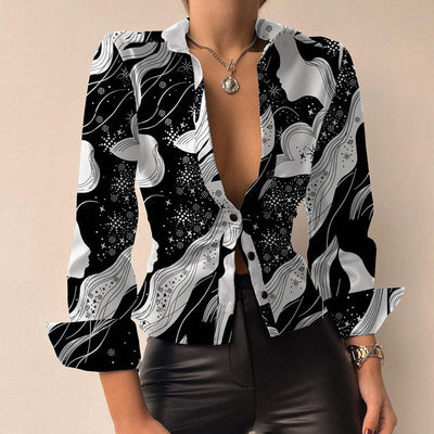 Melissa - Bluse mit Lederspleiß