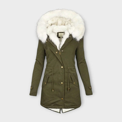 Ivanelle – Winterjacke mit Fellkapuze