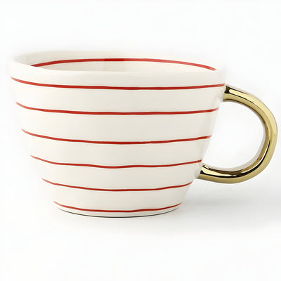 GeoSip Cup - Unregelmäßige Geometrische Keramik-Kaffeetasse