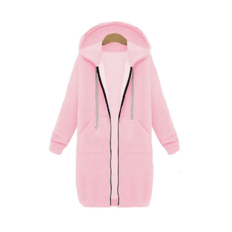 Keyla - Langer Pullover mit Kapuze