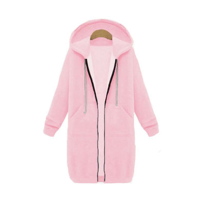 Keyla - Langer Pullover mit Kapuze