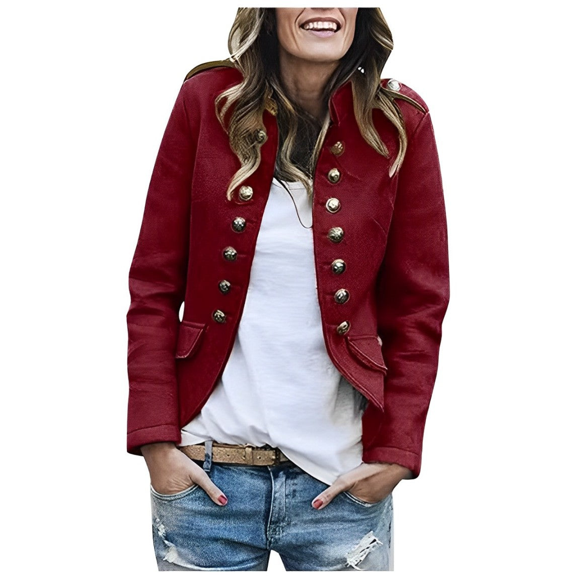 Josephine - Taillierter Blazer mit Stehkragen