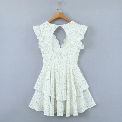 Heidi | Lochstickerei Minikleid