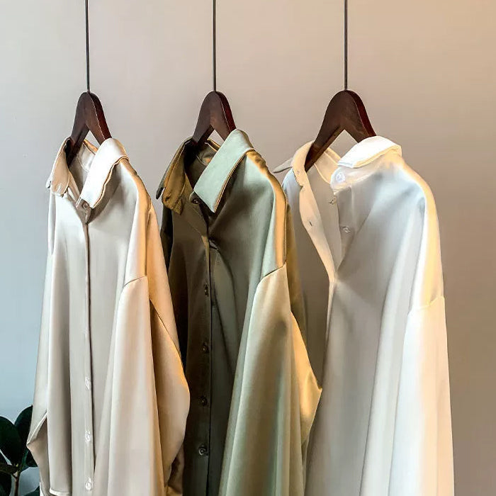 Laura | Elegante Seidenbluse aus 100% Seide