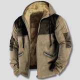 Herren Kapuzenjacke Mit Geradem Schnitt - Rasmus in Khaki