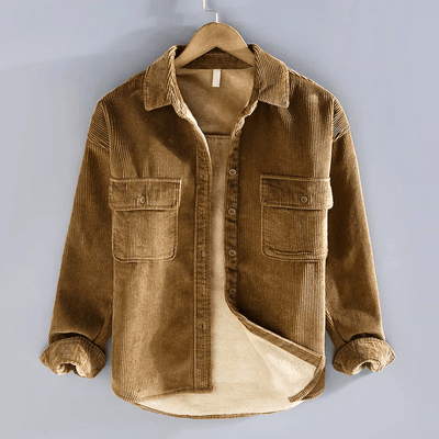 Herren Overshirt Corduroy Trendy und Bequem