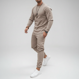 Herren Trainingsanzug Set -  Kirk in Beige