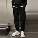 Herren Sporthose Mit Elastbund -  Tanner in Schwarz