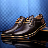 Herrenschuh Mit Flachem Absatz - Devin in Braun