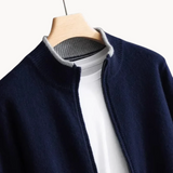 Herrenstrickjacke In Regular Fit - Tyler in Dunkelblau