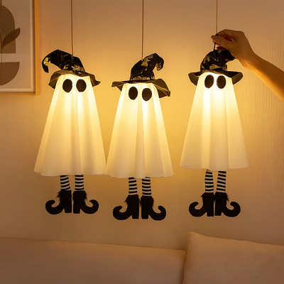 Hexora | Bewegungsaktivierte LED-Halloween-Hängedeko