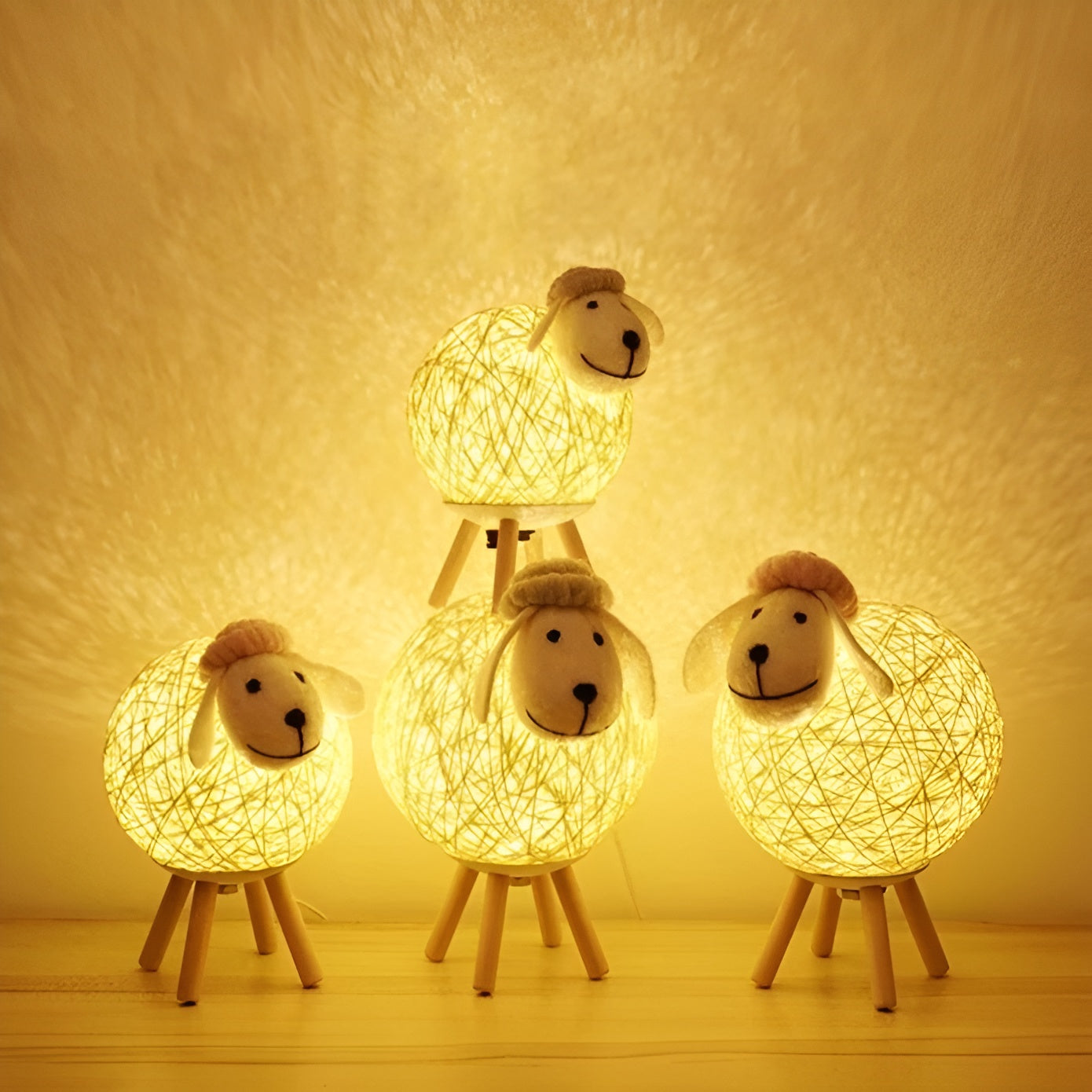BrightSheep Light - Wiederaufladbares Schaf-förmiges USB-Nachtlicht