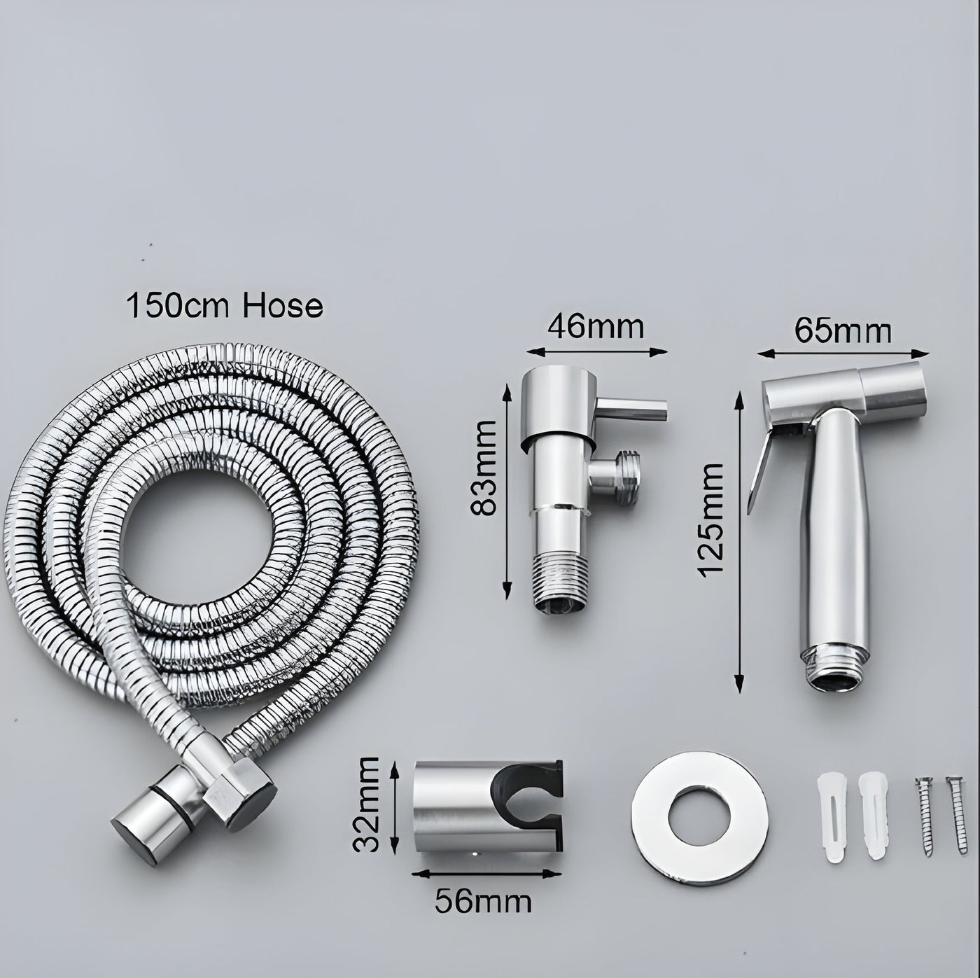 SilkStream Bidet Sprayer – Edelstahl Bidet-Duschbrause