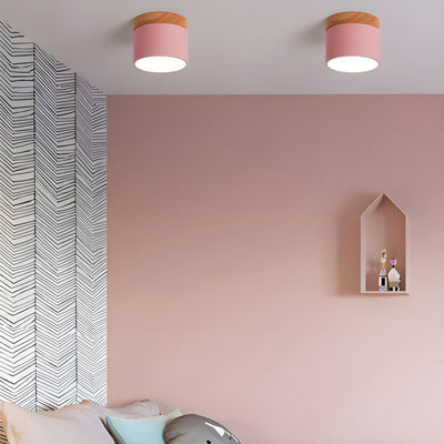 TimberBeam Light - Vintage LED-Zylinder-Deckenleuchte