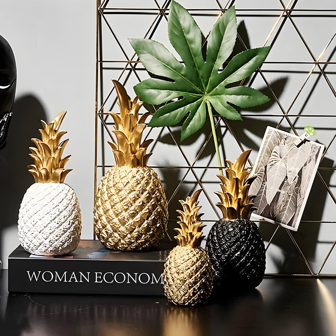 PineGlow Decor - Dekorative Ananas-Ananas-Wohnzimmer-Dekor