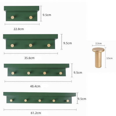 Huxley Wandregal mit Goldhaken