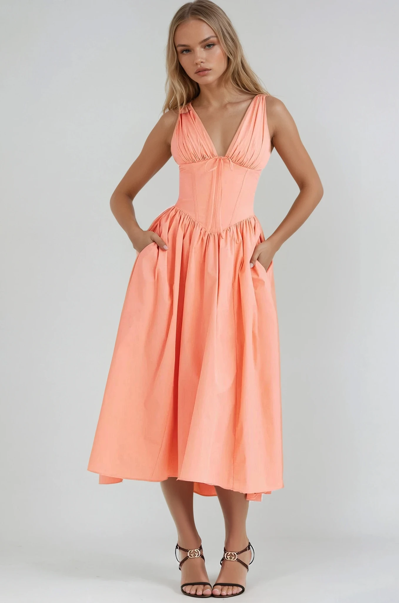 Vaznea Elegante Sommerkleid