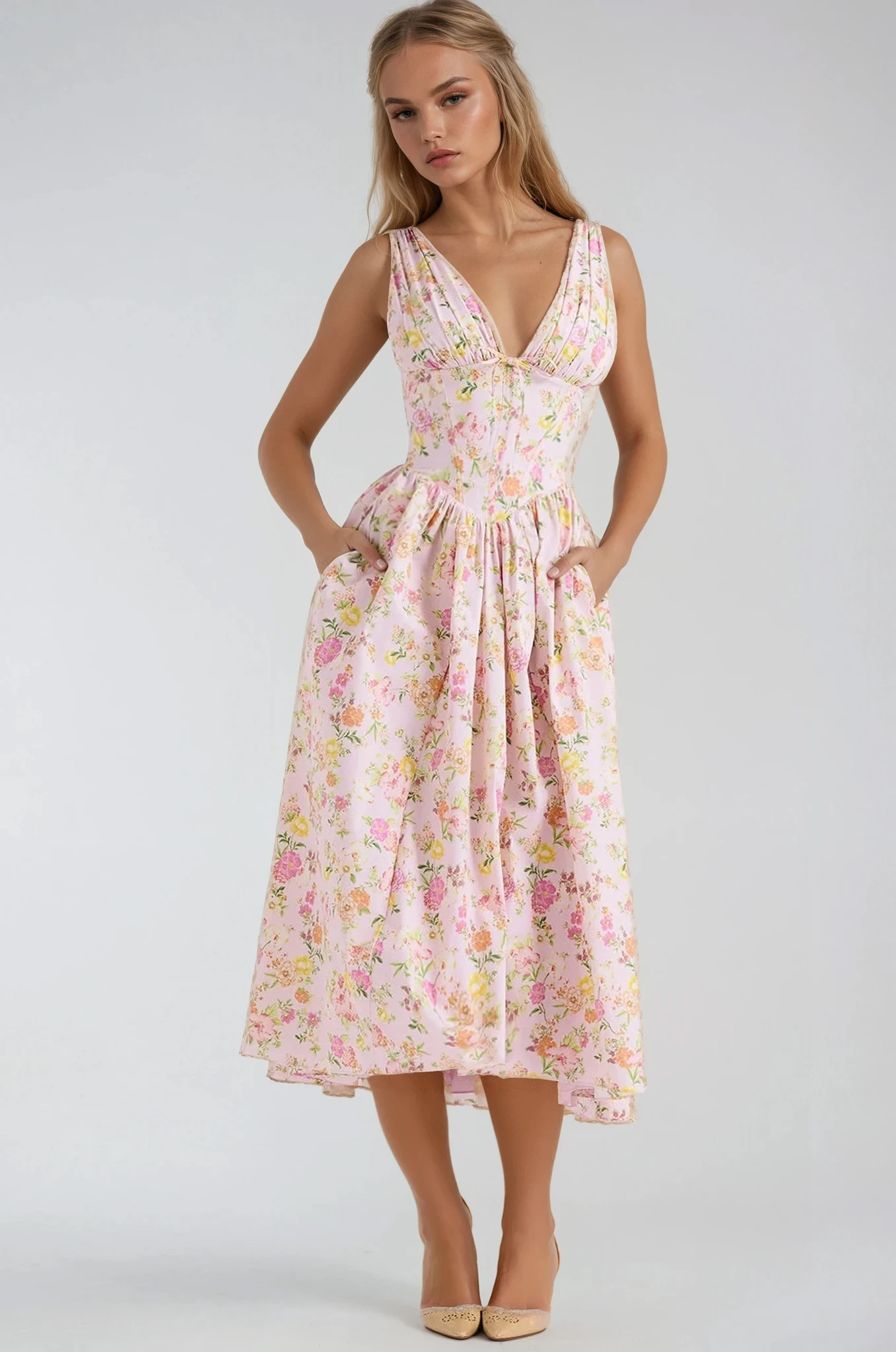 Vaznea Elegante Sommerkleid