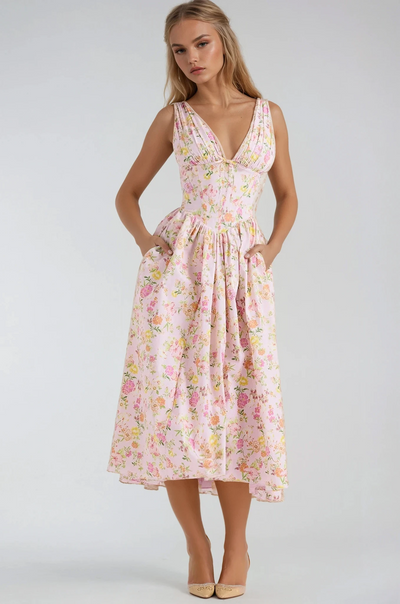 Vaznea Elegante Sommerkleid