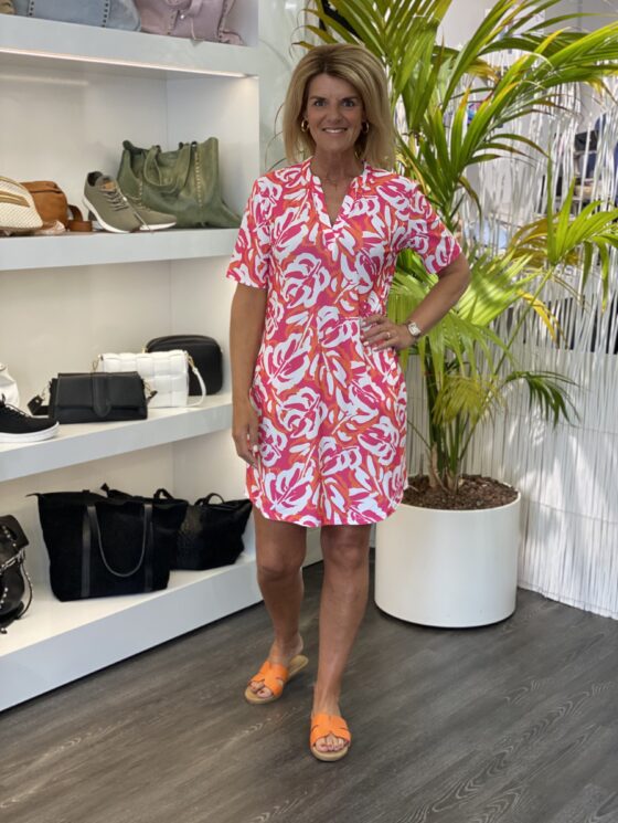 Natalie® | Kleid mit V-Ausschnitt.