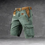 Cole - Komfortable Cargo-Shorts für Herren, ideal für Abenteuer in Grün