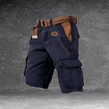 Cole - Komfortable Cargo-Shorts für Herren, ideal für Abenteuer in Marineblau