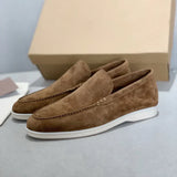Gerhard | Herren Wildleder Loafer Schick Komfort Elegant in Braun