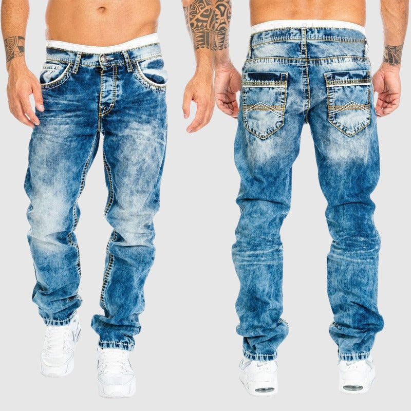 Brian - Bequeme Herren Hip-Hop-Jeans im Straight Fit