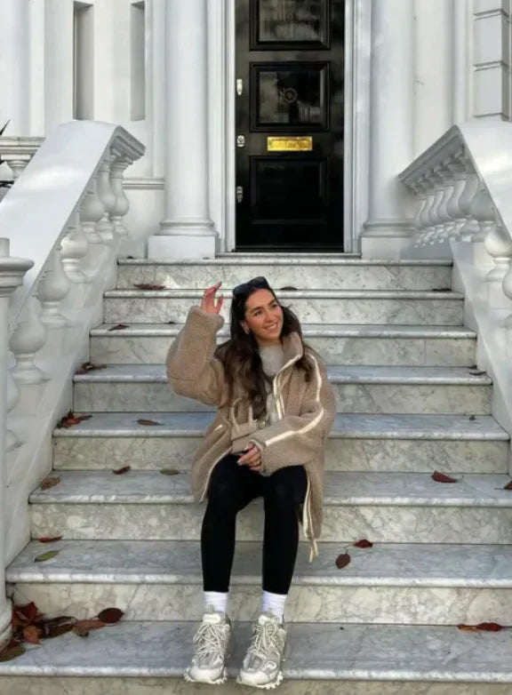 Frances Kuschelige Fleecejacke