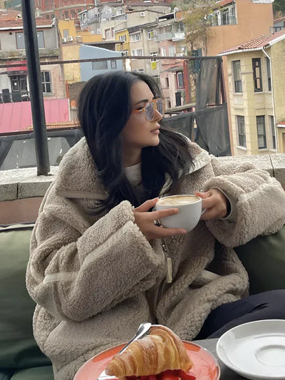 Frances Kuschelige Fleecejacke