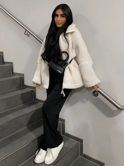 Frances Kuschelige Fleecejacke