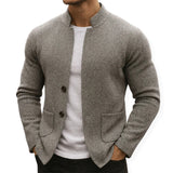 Jonas - Moderner Strickblazer in Grau