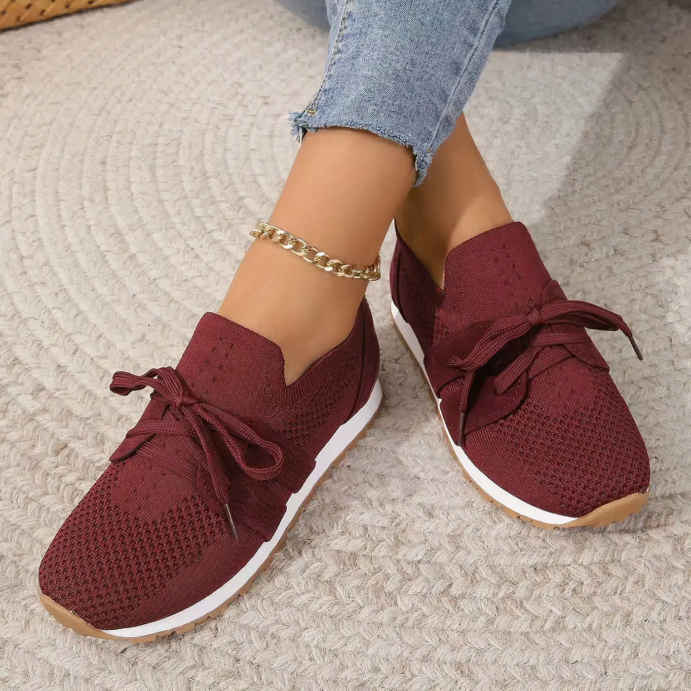 Wilma - Damen Mesh-Sneakers Atmungsaktiv