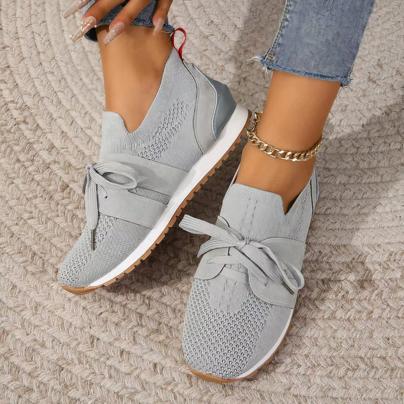Wilma - Damen Mesh-Sneakers Atmungsaktiv