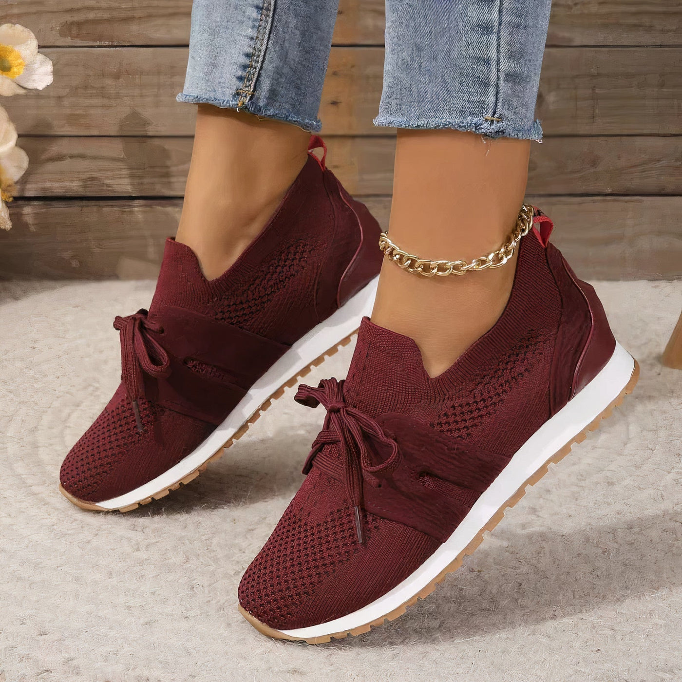 Wilma - Damen Mesh-Sneakers Atmungsaktiv