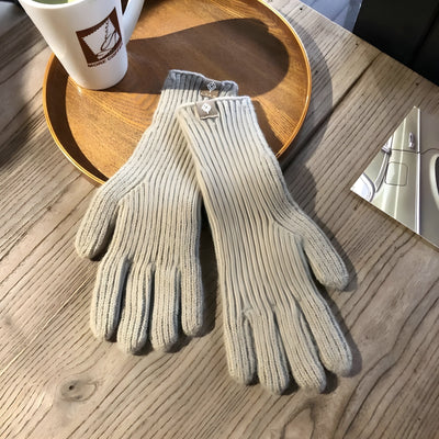 CozyTouch Handschuhe – Legere gestrickte Winterhandschuhe aus Wolle