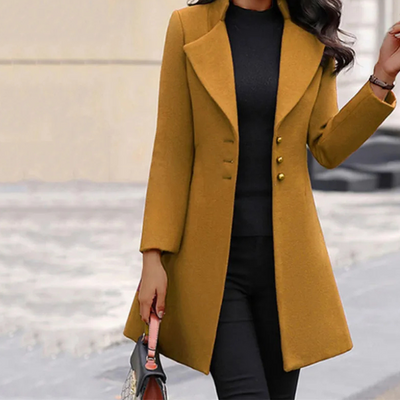 BIANCA - ELEGANTER MANTEL MIT DEKORATIVEN KNÖPFEN