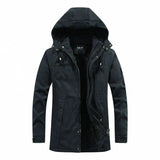Hochwertige und Bequeme Fleecejacke für Herren in Schwarz