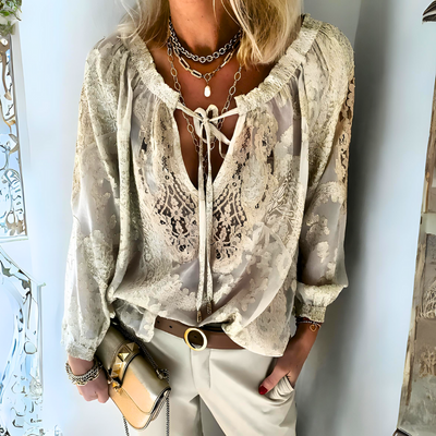 Kathrin | Moderne Boho Chic Bluse
