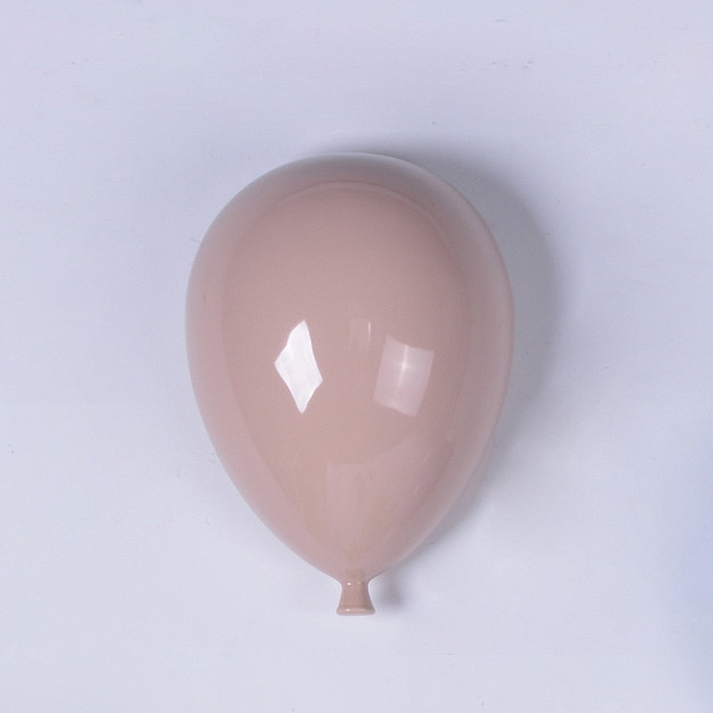 Keramische Ballon Wanddeko