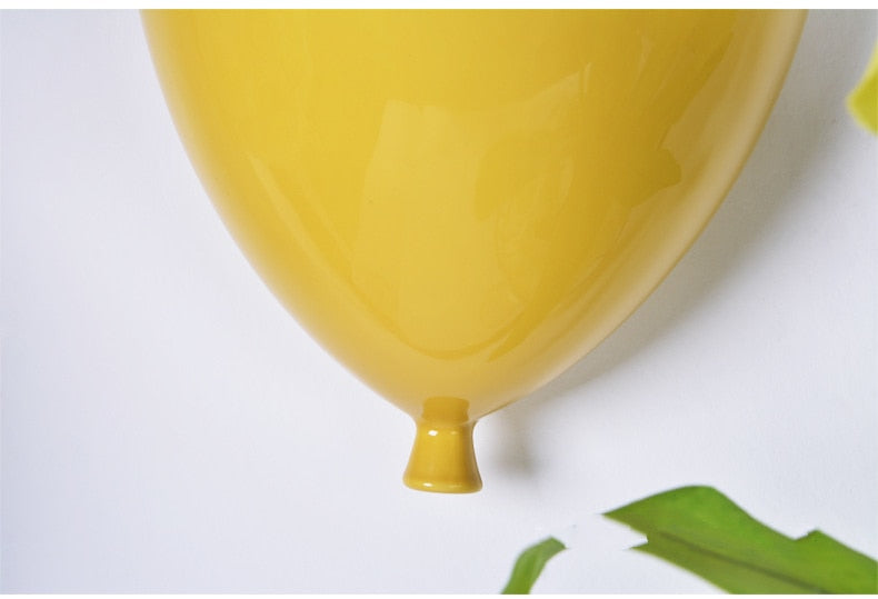 Keramische Ballon Wanddeko