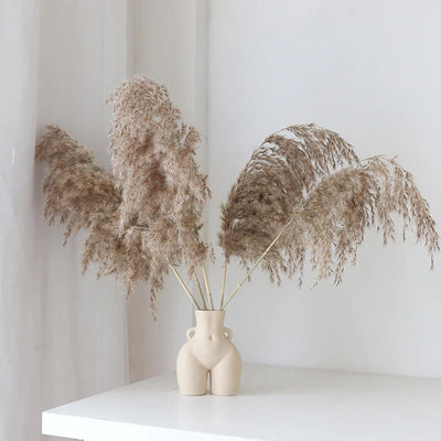 Keramische Körper Skulptur Blumen Vase