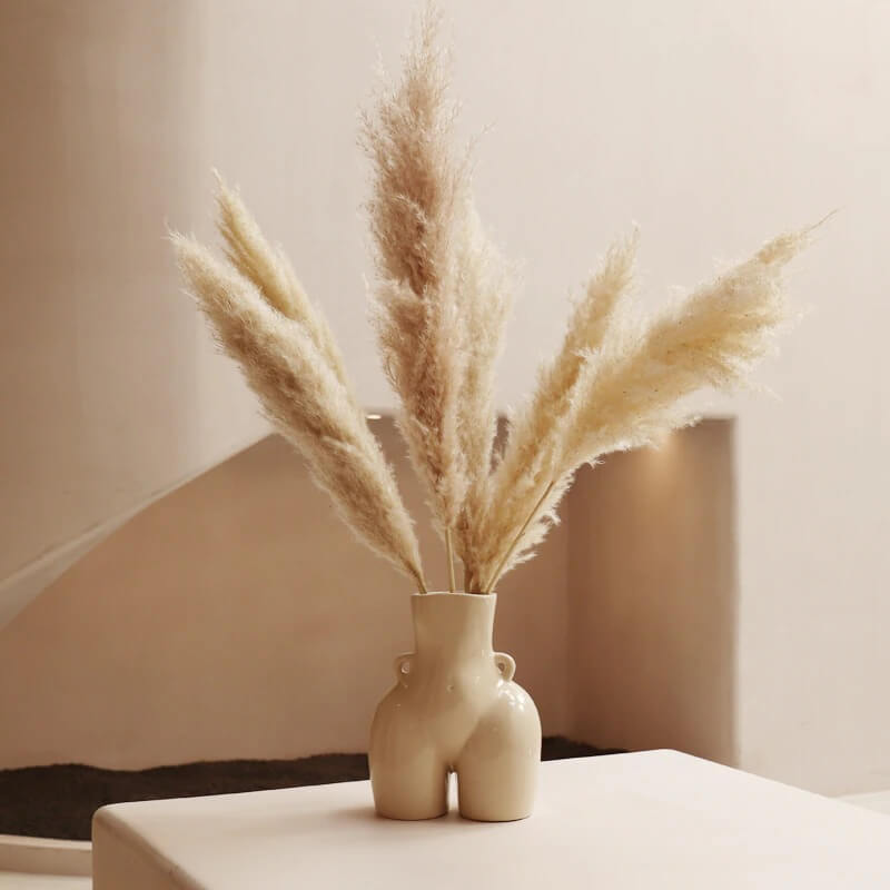 Keramische Körper Skulptur Blumen Vase