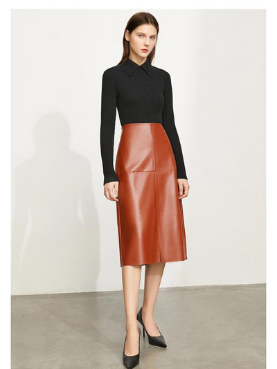 Klassischer ribbelstrick Poloshirt